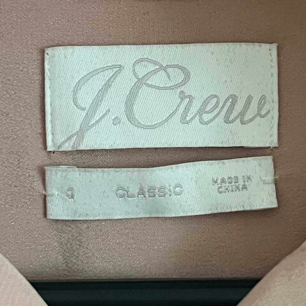 J.CREW CLASSIC FIT RUFFLE NECK SILK POPOVER - Picture 6 of 9